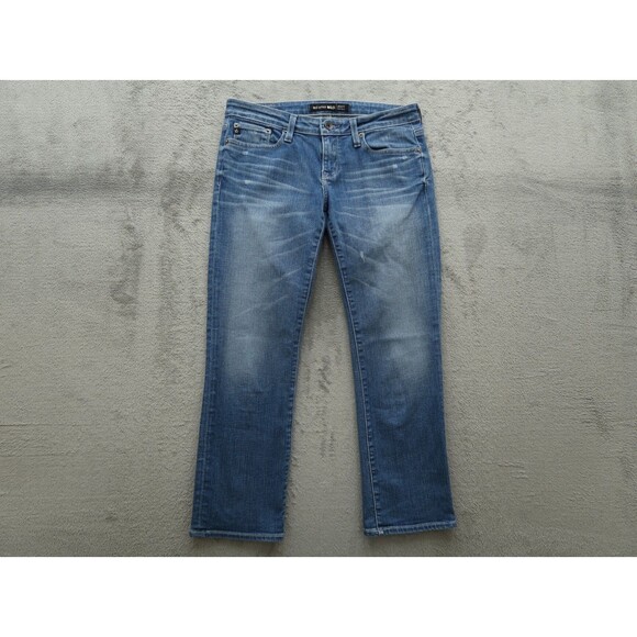 Big Star 1974 Jeans Women's 27 Low-Rise Rikki Cropped 25.5" Inseam Distressed - Picture 1 of 16